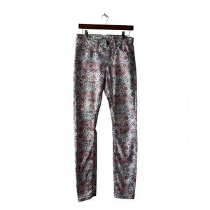 $10 sale 🍓Urban Outfitters High Rise Cigarettes floral skinny‎ jeans size 28